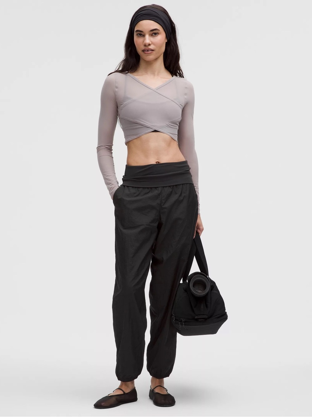 Lululemon Fold-over Waist Joggers